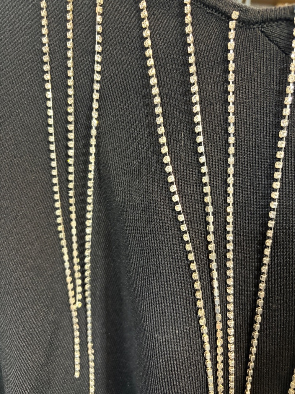 Zara Rhinestone Sweater - Picture 2 of 3
